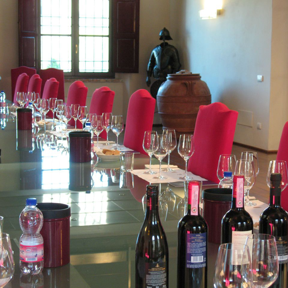Wine Tasting Room at Brolio Castle