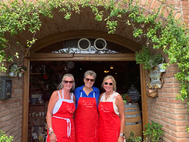 Women Cooking School Tuscany Italy
