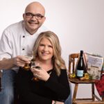 Sheryl and Chef Vincenzo wine
