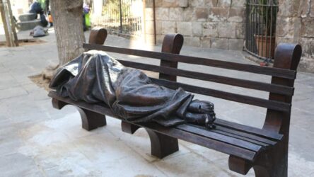 Homeless Jesus &ndash; by Artie Martines